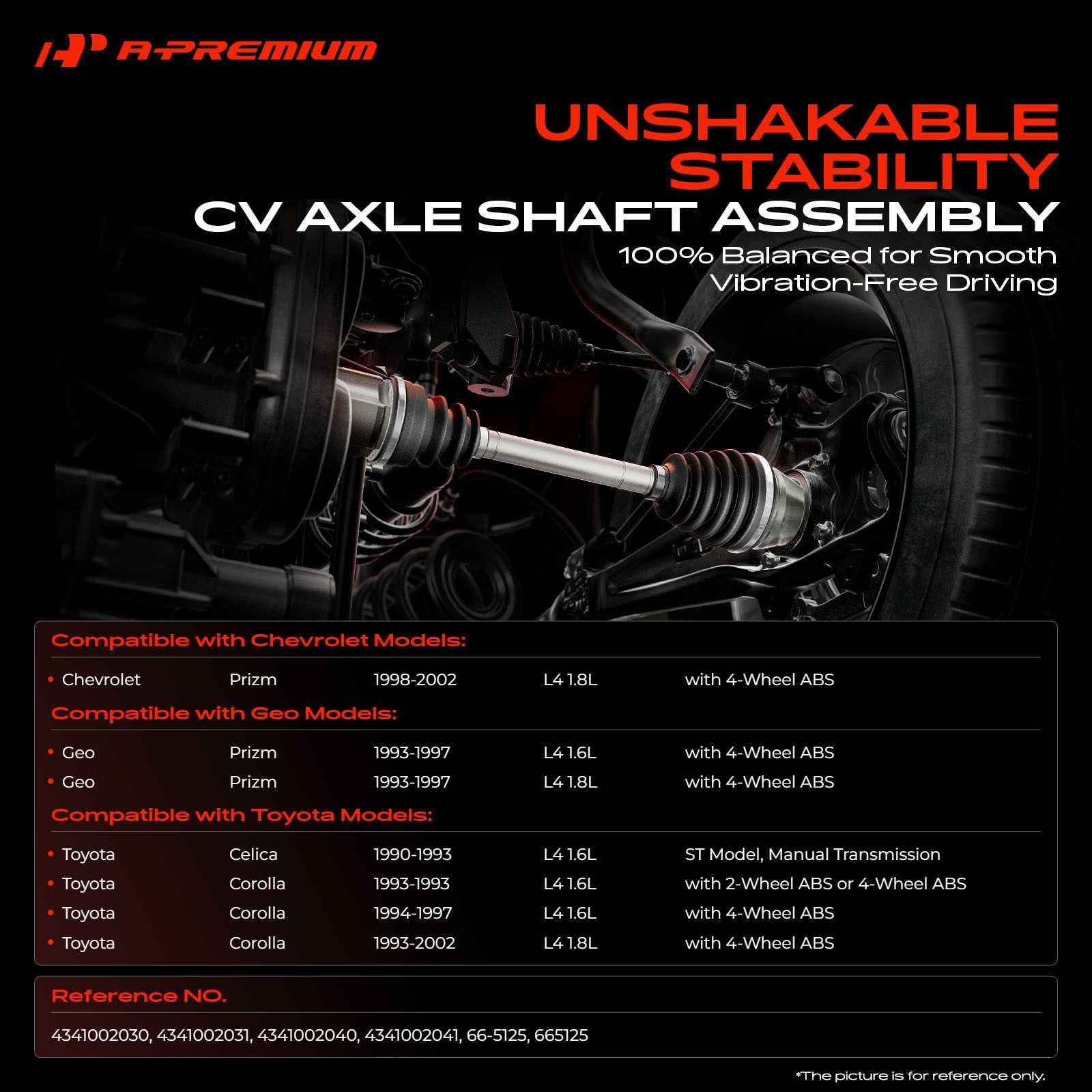 Amazon.com: A-Premium CV Axle Shaft Assembly Compatible with